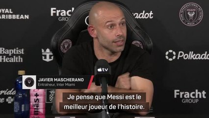 Inter Miami - Mascherano : “Ronaldo ou Messi ? Pas de doute, Messi est le meilleur joueur de l’histoire”