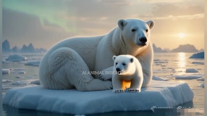 "The Polar Bear’s Joyful Return with Her Cub | A Heartwarming Story"