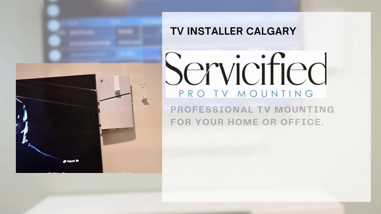 TV Installer Calgary
