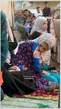 Momen Perayaan Idul Fitri Warga di Gaza