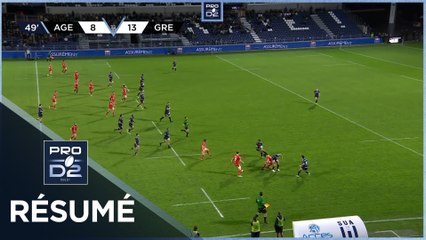 PRO D2 Saison 2024-2025 J24 - Résumé SU Agen - FC Grenoble Rugby