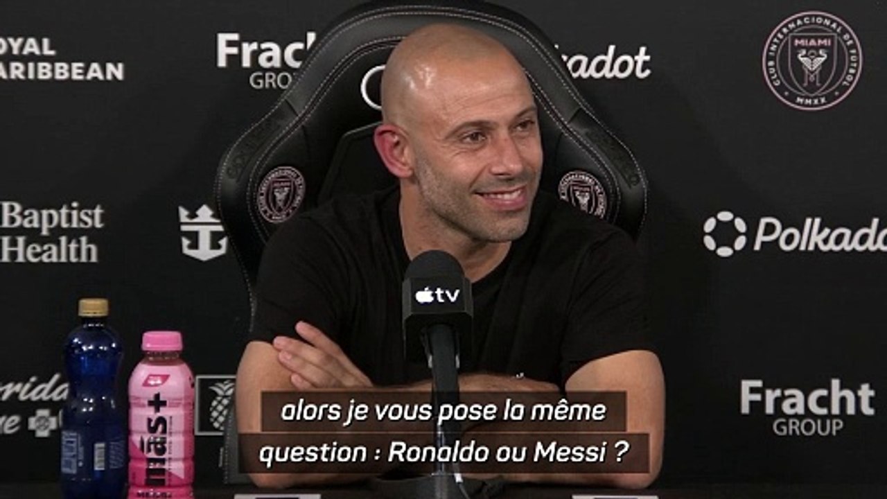 Mascherano : “Ronaldo ou Messi ? Pas de doute, Messi est le meilleur joueur de l’histoire”