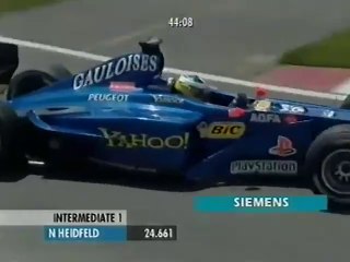 F1 – Nick Heidfeld (Prost Peugeot V10) lap in qualifying – Canada 2000
