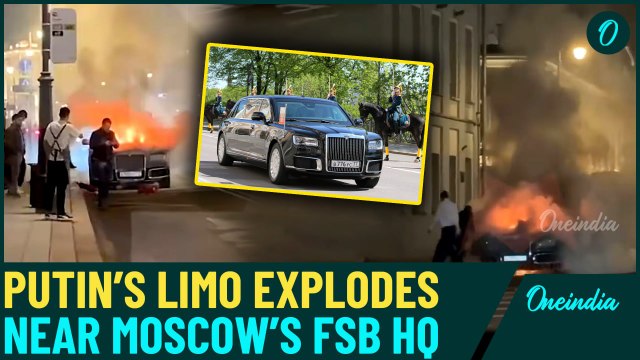 Breaking: Putin’s $355K Limo Explodes in Fireball Near FSB HQ; Kremlin Probes Cause | Watch