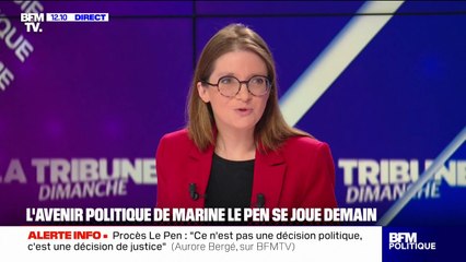 Présidentielle 2027: Aurore Bergé espère "un candidat unique au centre et à droite" pour battre le RN