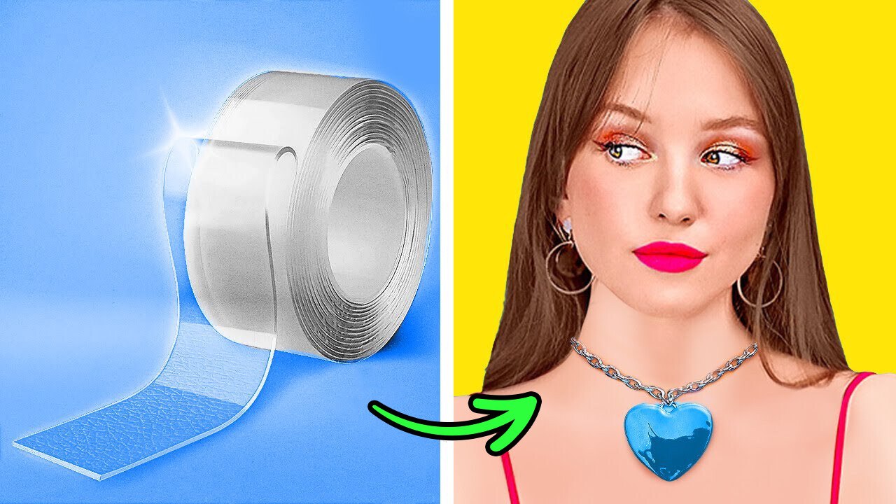 FAIRE PASSER DU MAQUILLAGE EN DOUCE DE MANIÈRE BIZARRE || Astuces et Trucs Sympas par 123 GO! SCHOOL