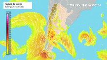 Domingo con probable tiempo severo en Argentina: las ráfagas podrían superar los 100 km/h en estas provincias