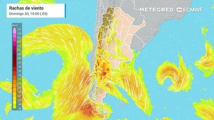 Domingo con probable tiempo severo en Argentina: las ráfagas podrían superar los 100 km/h en estas provincias