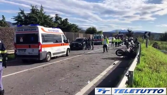 Video News - Maxi-schianto sulla 45bis tra cinque moto e un'auto