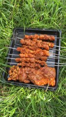 شيش طاووق على الفحم و اجواء العيد في تركية مدينة مرسين (2)