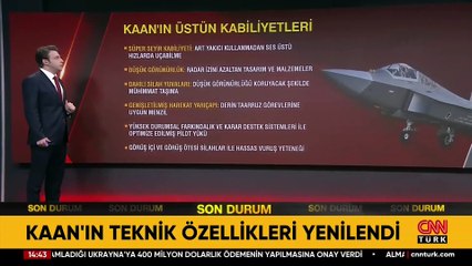 Milli Muharip Uçak KAAN'ın teknik özellikleri yenilendi!