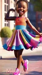 The little princess is dancing! #DancingGirl #StreetDance #LittleDancer #CuteDance