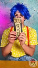 Chocolat en Carton Comestible 😱 🍫 #drôle #astuces #bricolage #courts