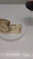 Queso con jamón ibérico