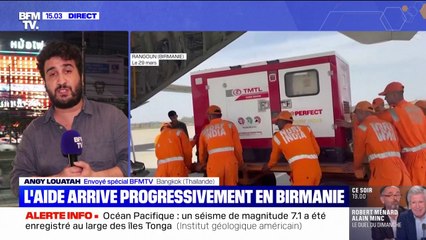 Séisme: la guerre civile ralentit l'arrivée de l'aide internationale en Birmanie