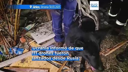 Dos muertos y 35 heridos en Járkov, Ucrania, tras una oleada de ataques con drones rusos