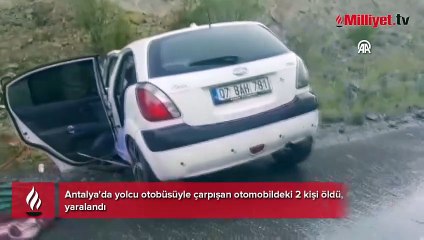 Antalya'da korkunç kaza! Ölü ve yaralılar var