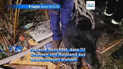 Welle russischer Drohnen: Tote bei Angriff auf Militärklinik in Charkiw