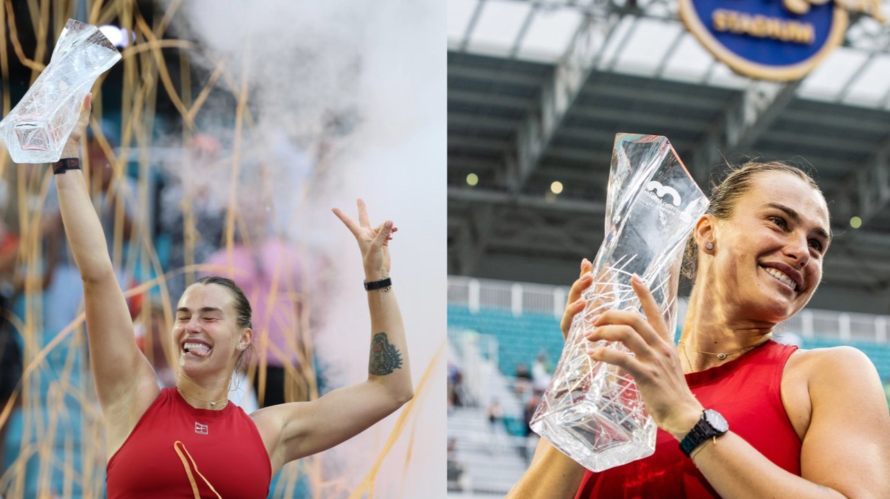 Tennis - Miami 2025 - Aryna Sabalenka a remporté le WTA 1000 de Miami pour la première fois, son 19e titre