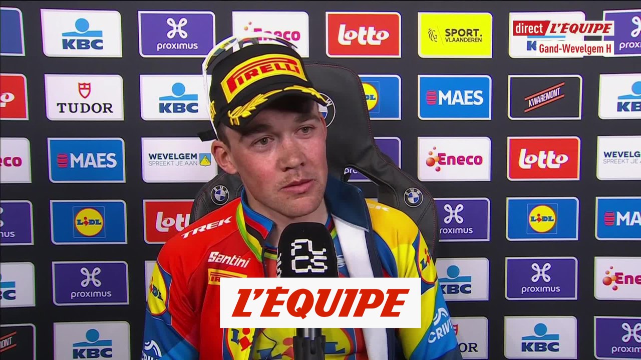 Pedersen : « Je ne m'attendais pas à faire un tel numéro » - Cyclisme - Gand-Wevelgem