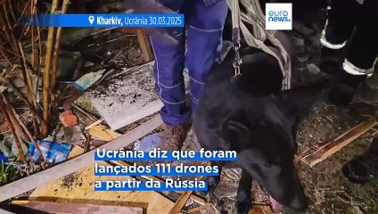 Dois mortos e 35 feridos em Kharkiv após vaga de drones russos