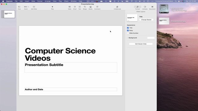 How to DELETE Your Presentation on the Keynote Application On a Mac Computer - Basic Tutorial | New