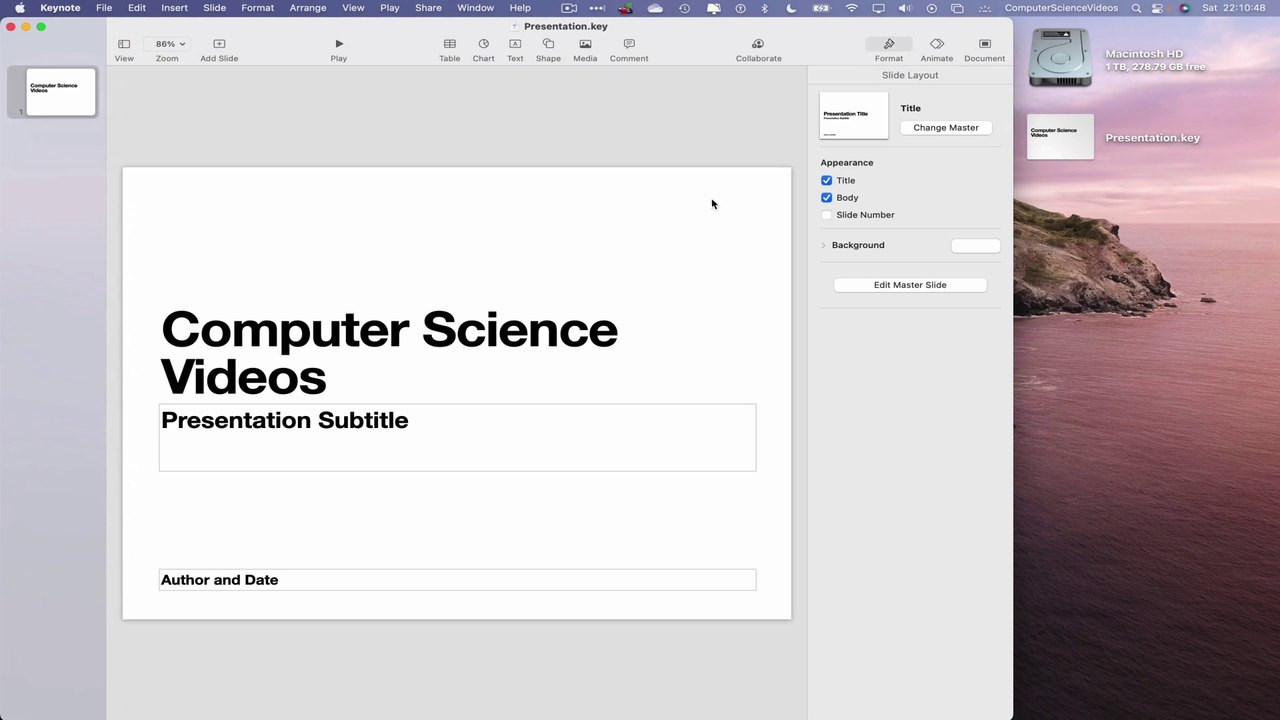 How to DELETE Your Presentation on the Keynote Application On a Mac Computer - Basic Tutorial | New