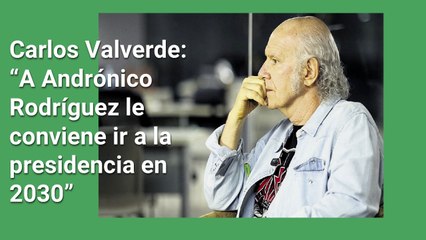 Carlos Valverde y su mirada de la actualidad política