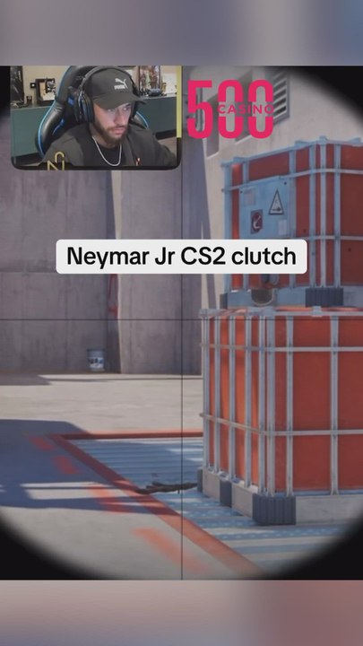 La suerte de Neymar jugando al Counter Strike