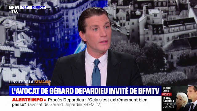 Procès Depardieu: Cela s'est extrêmement bien passé , indique l'avocat de l'acteur, Jérémie Assous