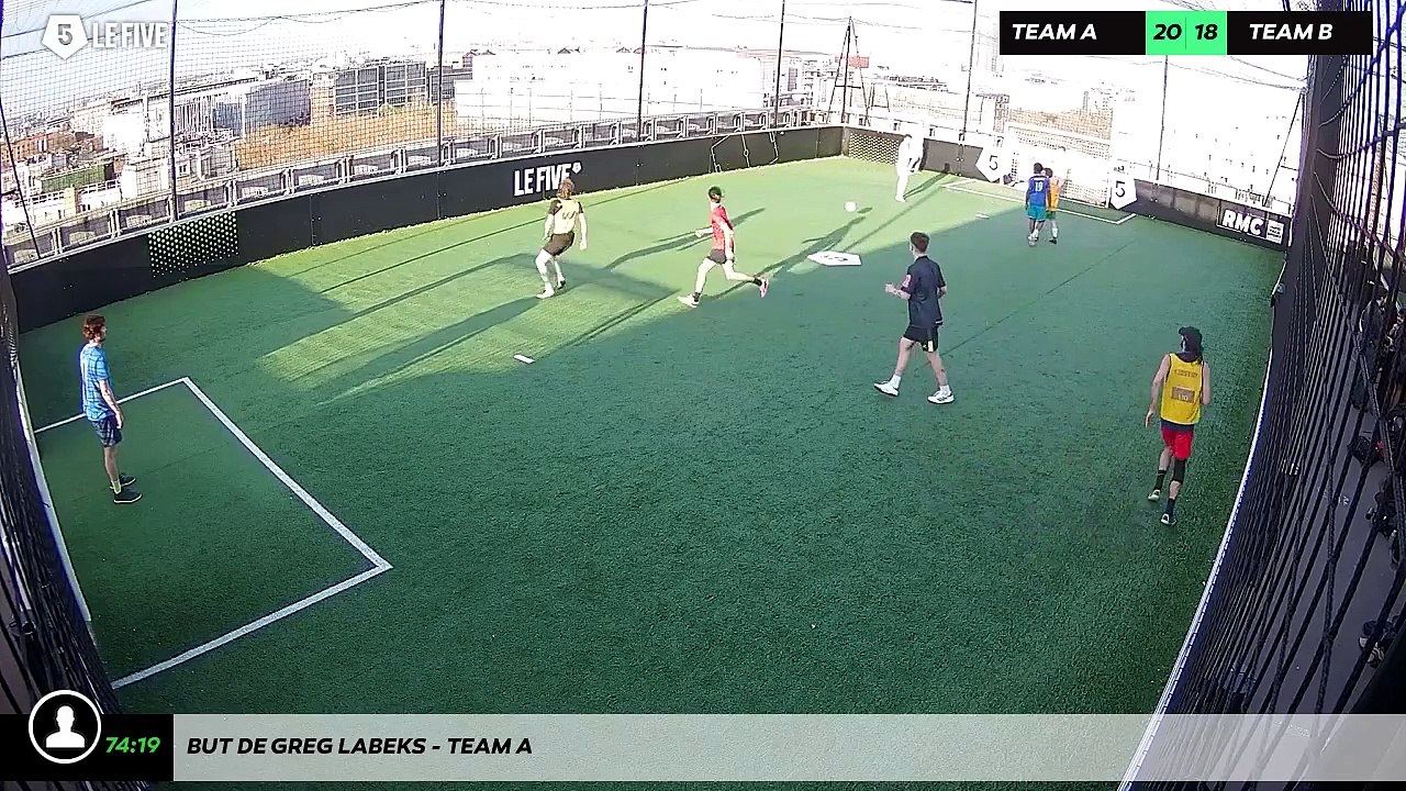 But de Greg Labeks - Team A