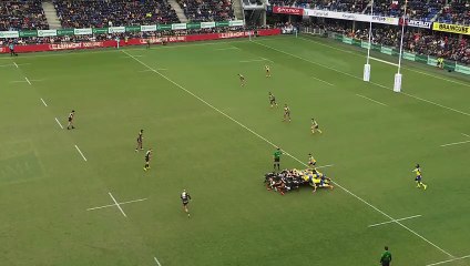 TOP 14 - Essai de Teddy THOMAS (SR) - ASM Clermont - Stade Rochelais