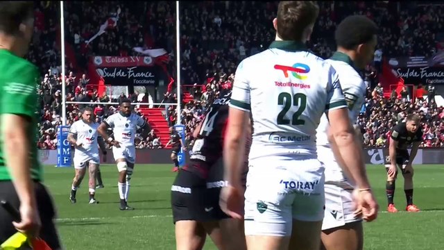 TOP 14 - Essai de Juan Cruz MALLIA (ST) - Stade Toulousain - USA Perpignan