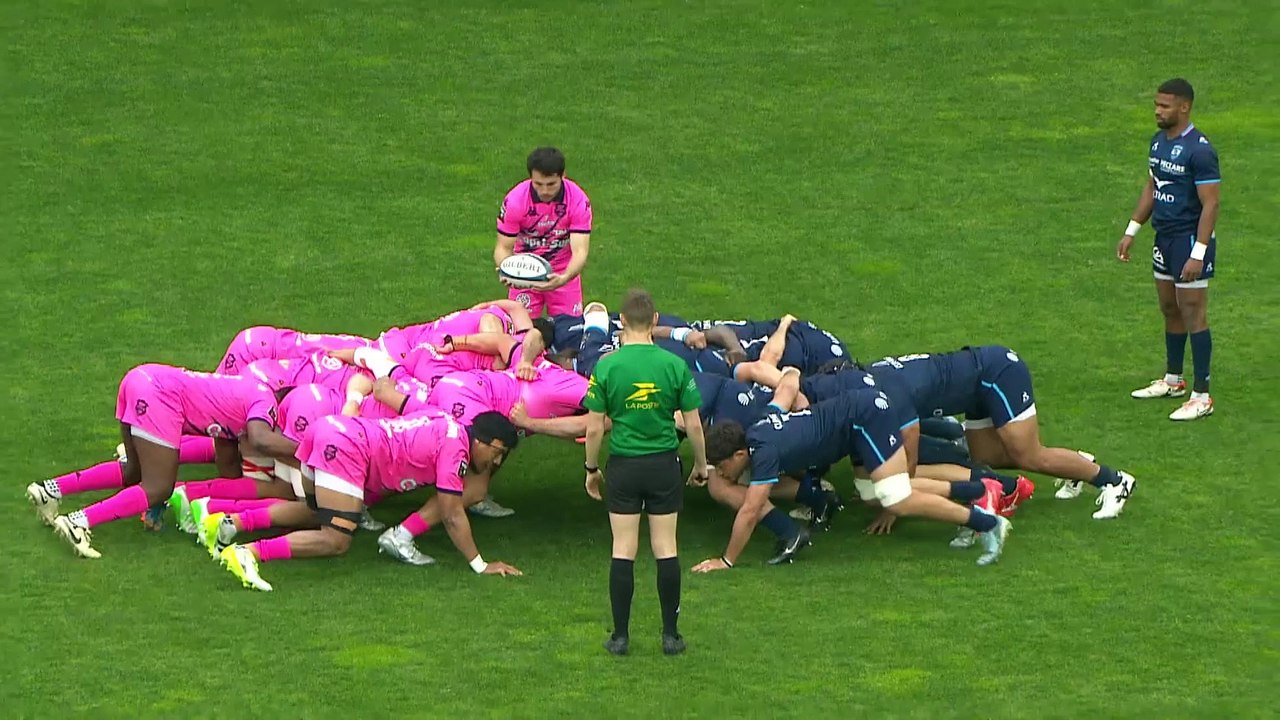 TOP 14 - Essai de Samuel EZEALA (SFP) - Montpellier Hérault Rugby - Stade Français Paris