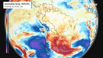 Masa de aire frío hará que la semana comience con bajísimas temperaturas en Chile