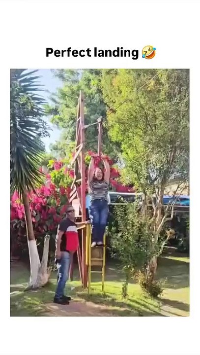 Perfect landing funny video😂😂😂😂😂