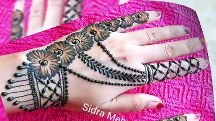 Very simple easy mehndi design | Eid 2025 special mehndi design - mahadir dijain | mehandi Ka design