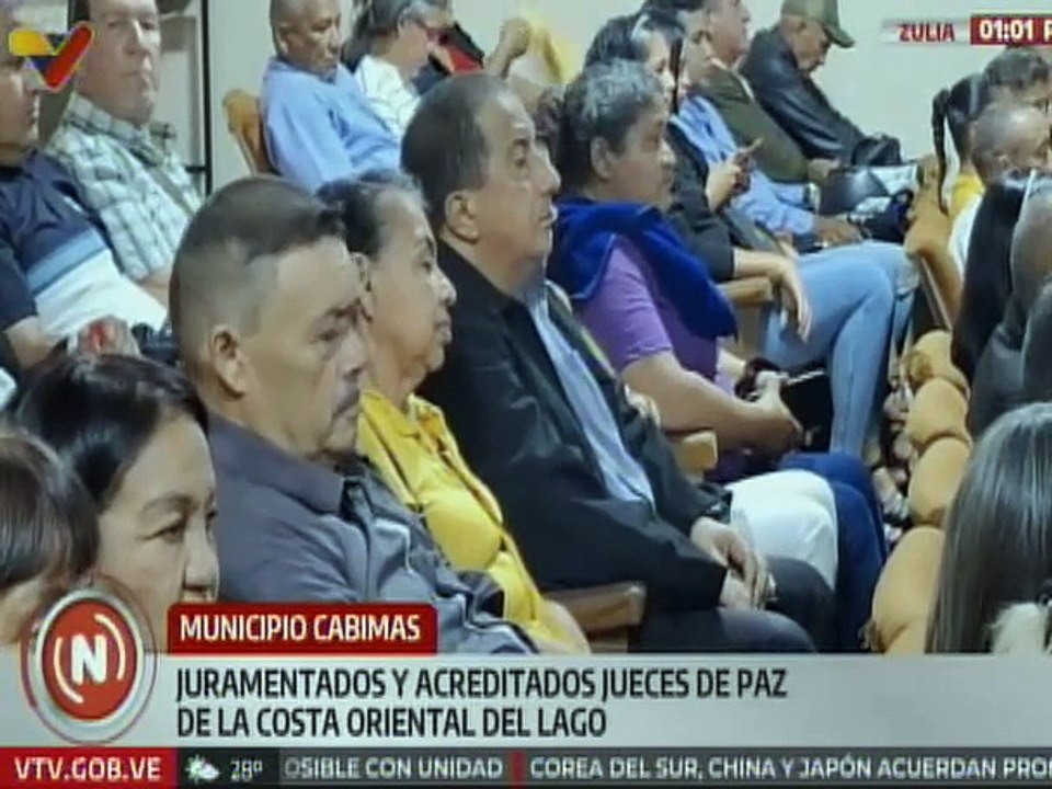 Zulia | Jueces y Juezas de Paz son juramentados y acreditados en la Costa Oriental del Lago