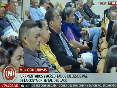 Zulia | Jueces y Juezas de Paz son juramentados y acreditados en la Costa Oriental del Lago