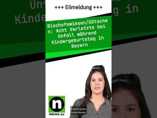 Acht Verletzte bei Unfall während Kindergeburtstag in Bayern