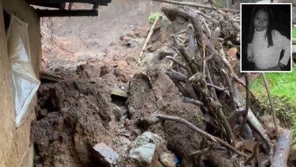 Video| Alud de tierra arrasó con una vivienda y sepultó a una menor de 6 años en Cauca: la niña estaba dormida