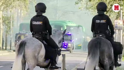 Así fue la llegada del Betis para el derbi: Apoyo increíble de su afición