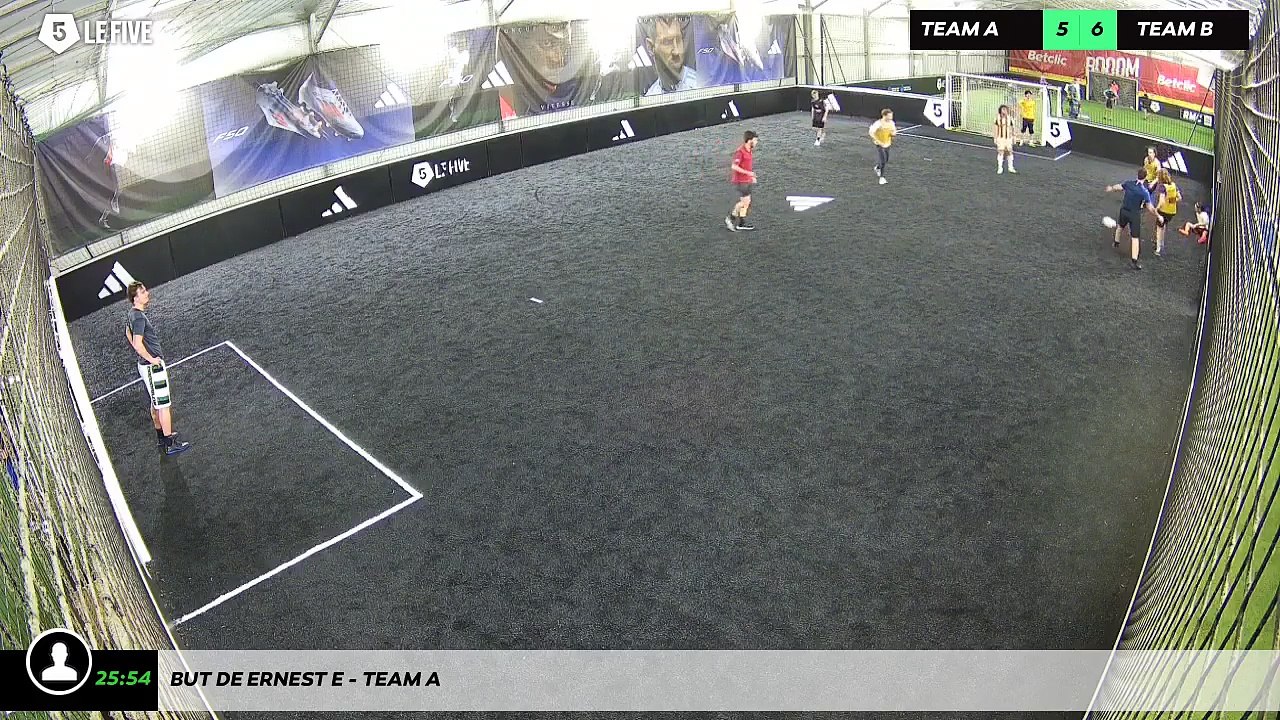 But de Ernest E - Team A