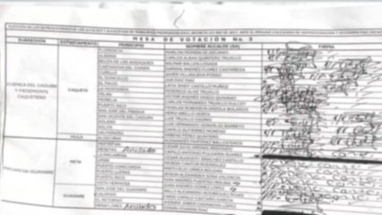 Investigan intento de fraude en votación de OCAD PAZ