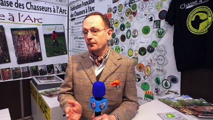 Eric de Lavenne de la Fédération Française des chasseurs à l'Arc. Mantes/France - 30 Mars 2025