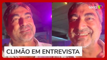 No Lollapalooza, Zeca Camargo lembra momento tenso com cantora: 'Ela estava o cão'