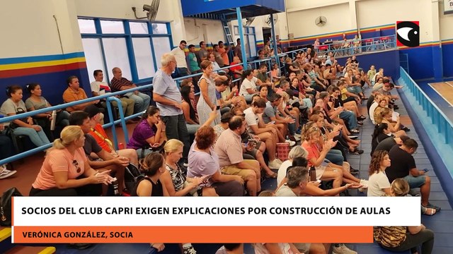 Socios del club CAPRI exigen explicaciones por construcción de aulas