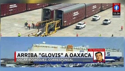 Arriba a Oaxaca 'Glovis', buque carguero de Corea del Sur