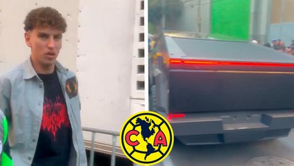 Igor Lichnovsky 'presume' su Cybertruck tras victoria del América contra Tigres 🚗
