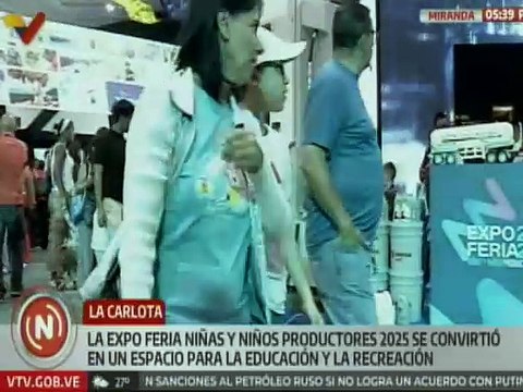 Caracas | Expo Feria Niños y Niñas 2025 fomenta la participación infantil en actividades productivas